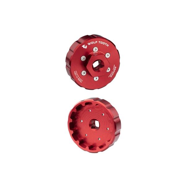 Wolf Tooth Bottom Bracket Tool Red / 52mm - 12 Notch click to zoom image