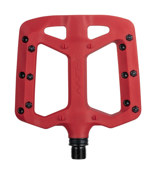 Funn Funn Taipan MTB Flat Pedals Glass Fibre Reinforced Plastic Red click to zoom image