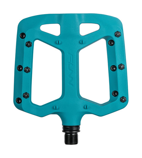 Funn Funn Taipan MTB Flat Pedals Glass Fibre Reinforced Plastic Turquoise click to zoom image