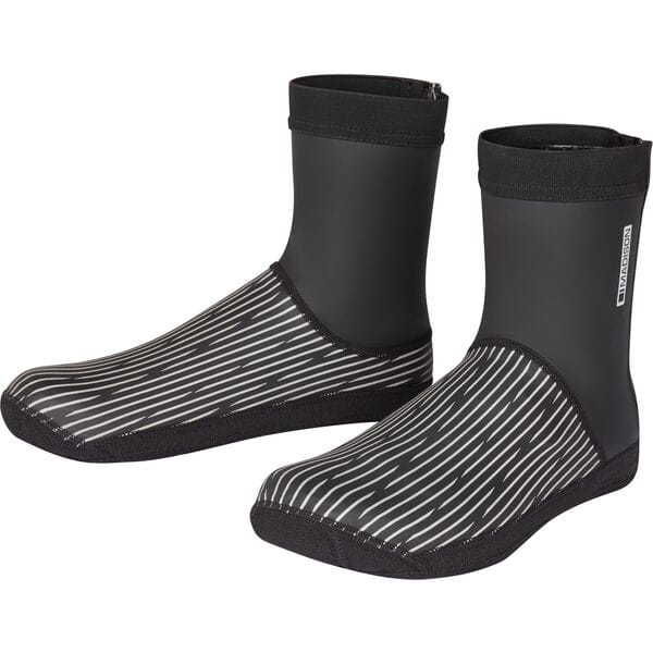 Madison Stellar Reflective Open Sole overshoes, black click to zoom image