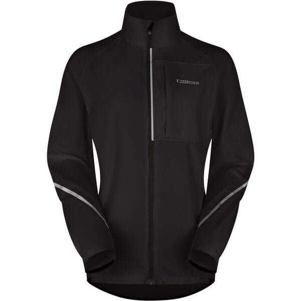 Madison Freewheel women's Packable jacket, black click to zoom image