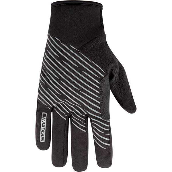 Madison Stellar Reflective Waterproof Thermal gloves, black click to zoom image