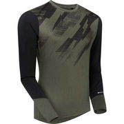 Madison Flux Men's Long Sleeve Trail Jersey , midnight green / black click to zoom image