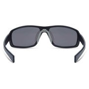 Madison Target Sunglasses - matt black / silver mirror click to zoom image