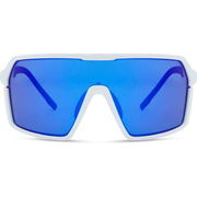 Madison Crypto Sunglasses - 3 pack - gloss white / blue mirror / amber & clear lens click to zoom image