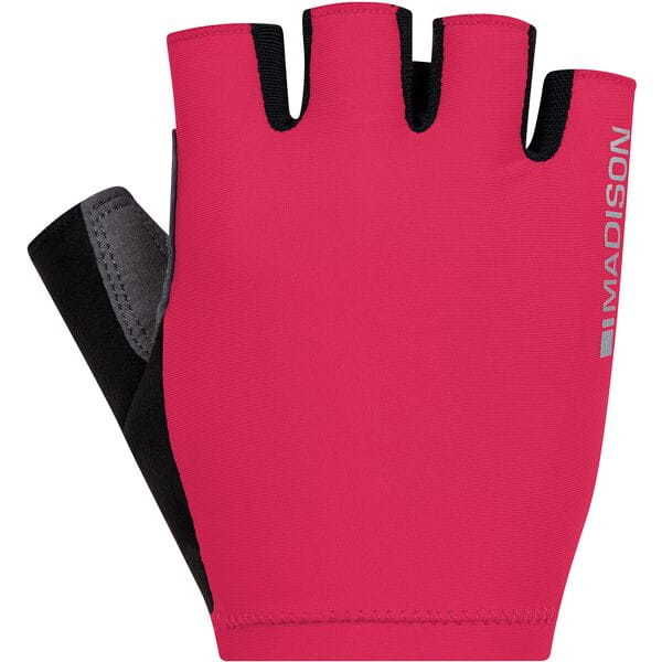 Madison Freewheel Mitts, magenta pink click to zoom image