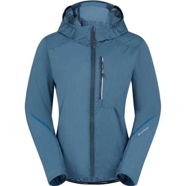 Madison Roam Women's Lightweight Windproof Packable Jacket, lake blue click to zoom image