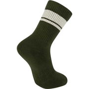 Madison Roam Isoler Crew Sock, midnight green click to zoom image