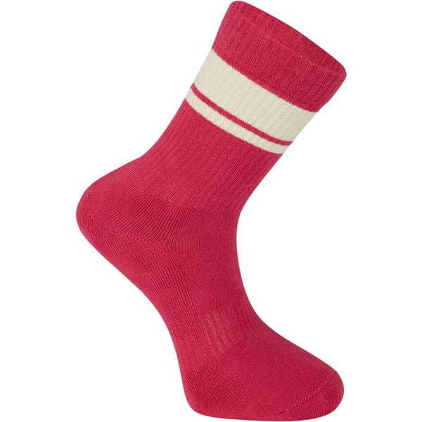 Madison Roam Isoler Crew Sock, magenta pink click to zoom image