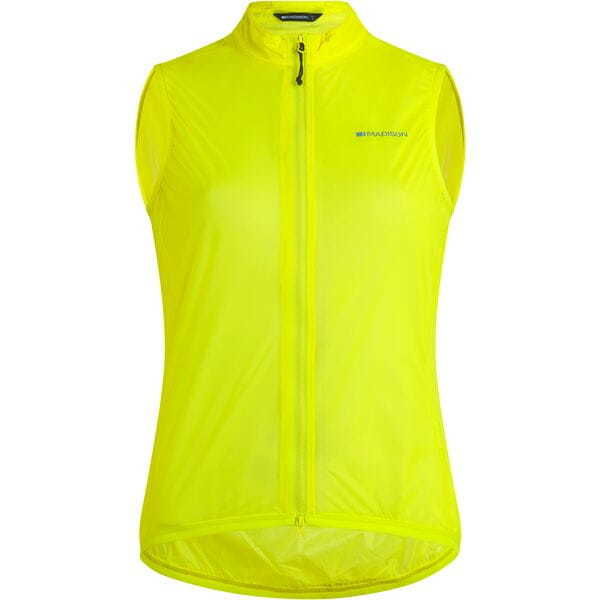 Madison Flux Women's Ultra Packable Waterproof Gilet, yellow click to zoom image