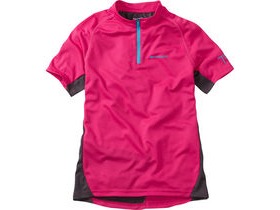 Madison Trail youth short sleeved jersey, bright berry