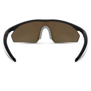 Madison D'Arcs Glasses 3-lens pack - matt black frame / dark, amber and clear lenses click to zoom image