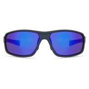 Madison Target Glasses - matt dark grey / purple mirror click to zoom image
